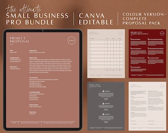 Project Proposal Presentation Template: Client Pitch Deck (Canva & InDesign, Digital Download)