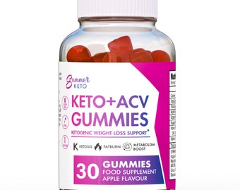 Summer Keto ACV Gummies - Suitable for Vegetarians & Vegans