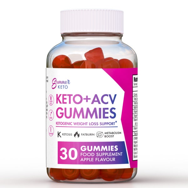 Summer Keto ACV Gummies - Suitable for Vegetarians & Vegans