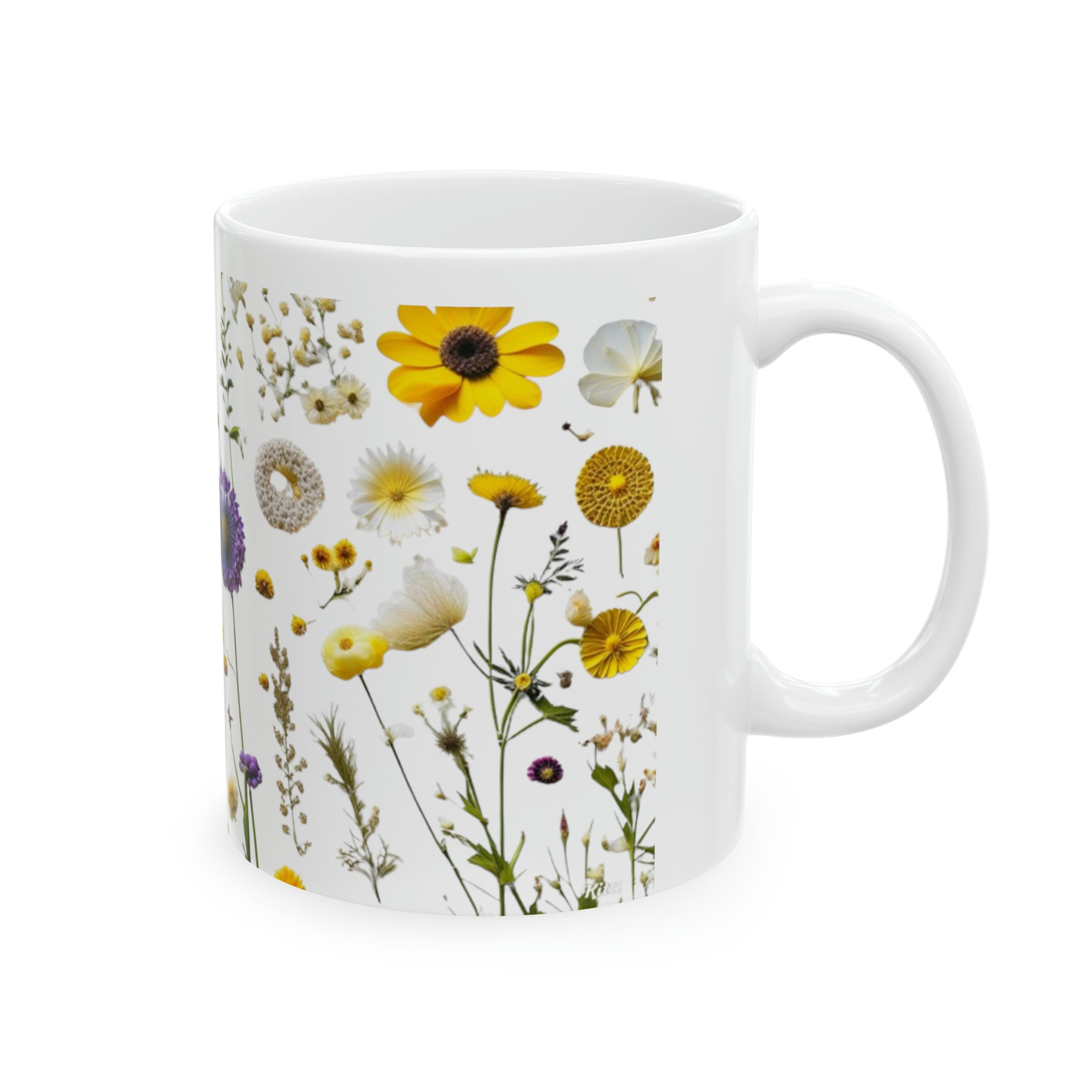 Wildflowers Cottagecore Mug, Cute Botanical Decor Perfect Size for ...