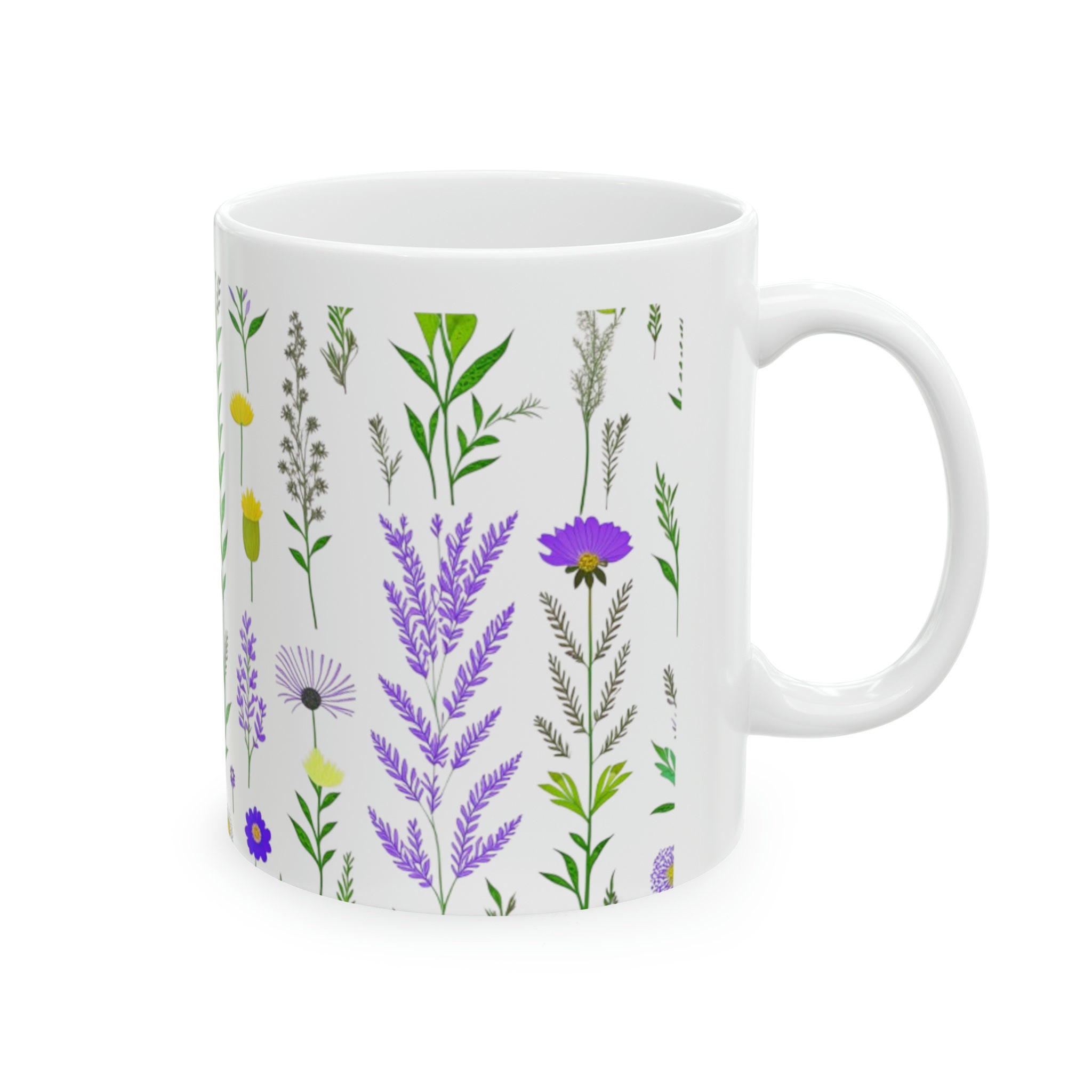 Wildflowers Cottagecore Mug, Cute Botanical Decor Perfect Size for ...