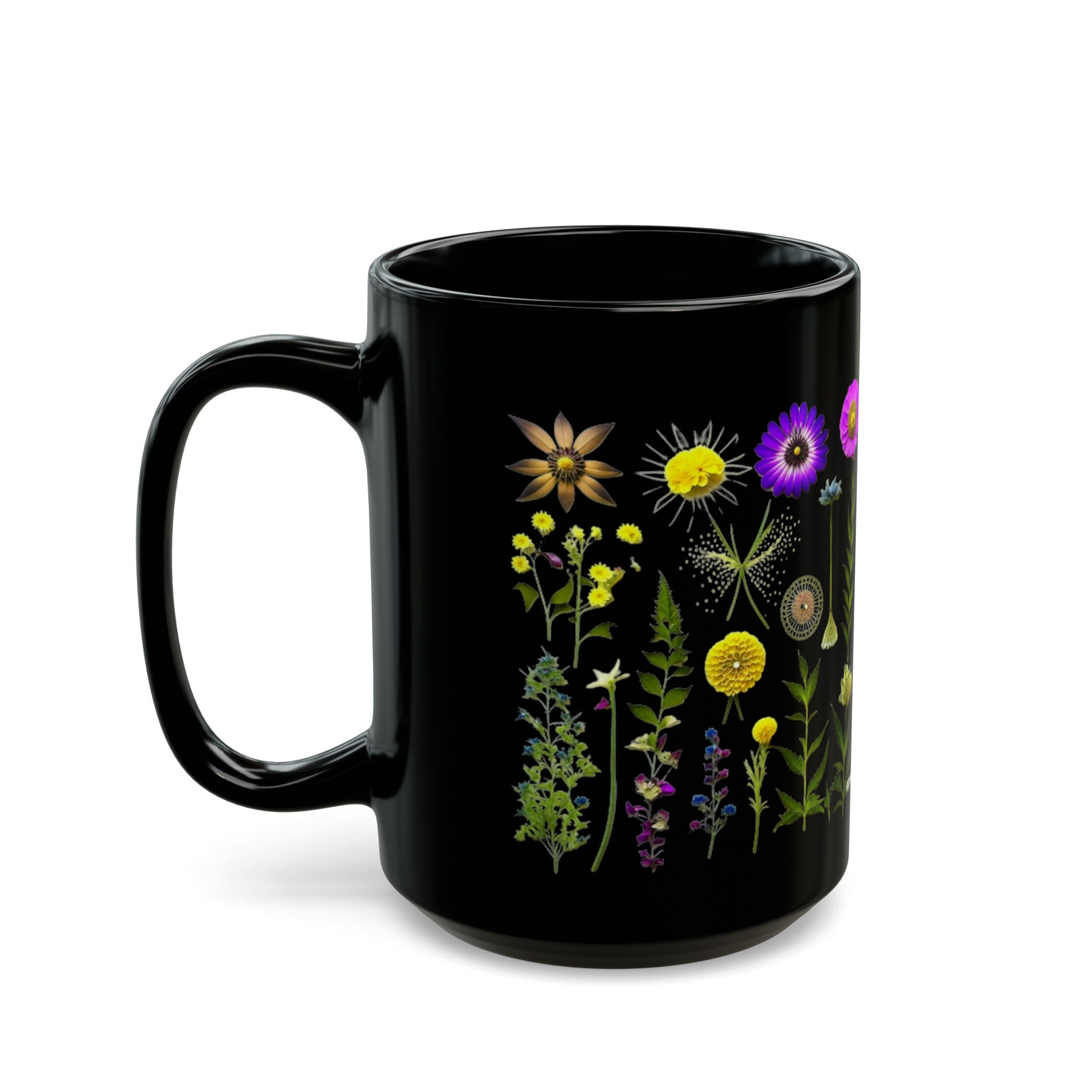 Wildflowers Cottagecore Mug, Cute Botanical Decor Morning Coffee ...