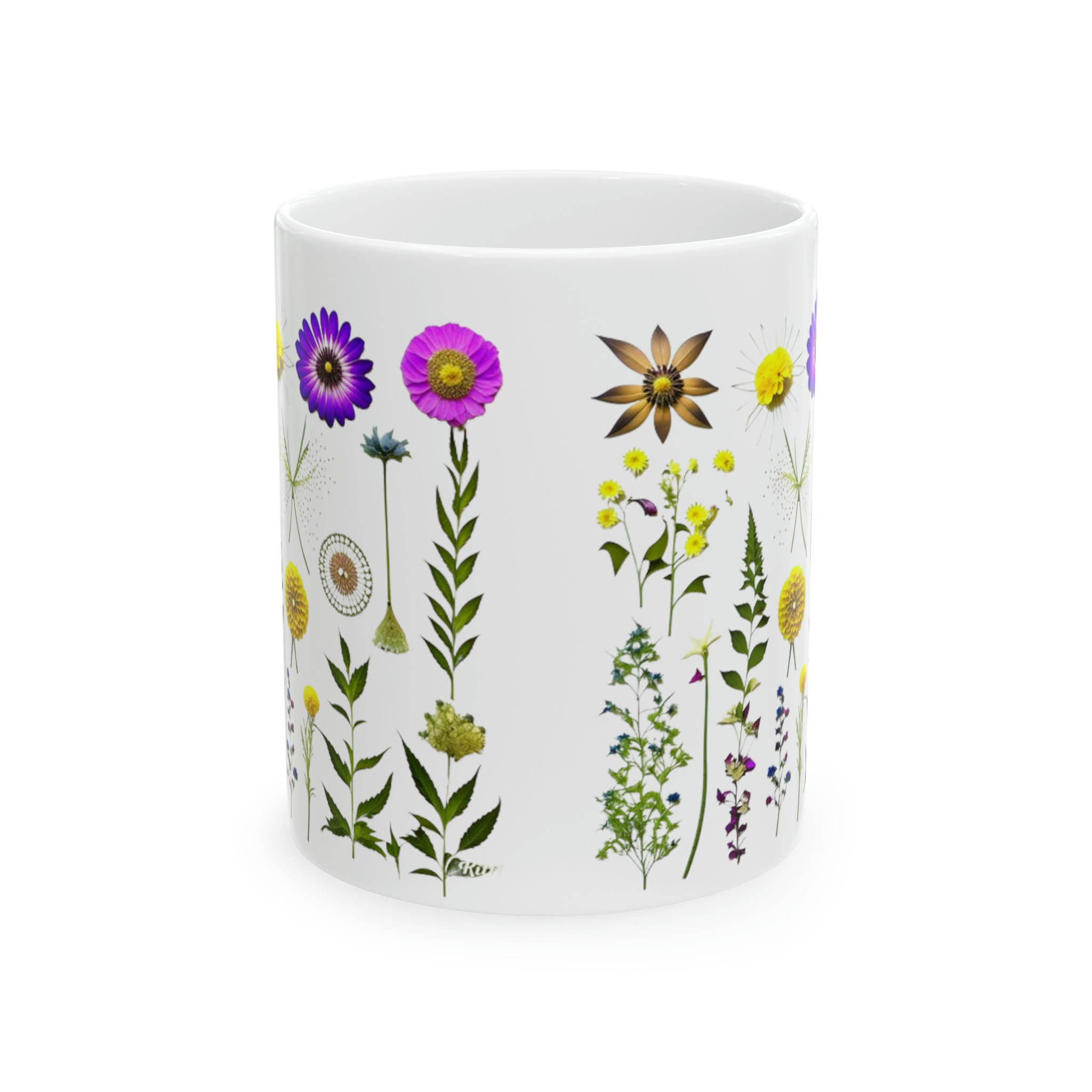 Wildflowers Cottagecore Mug, Cute Botanical Decor Perfect Size for ...