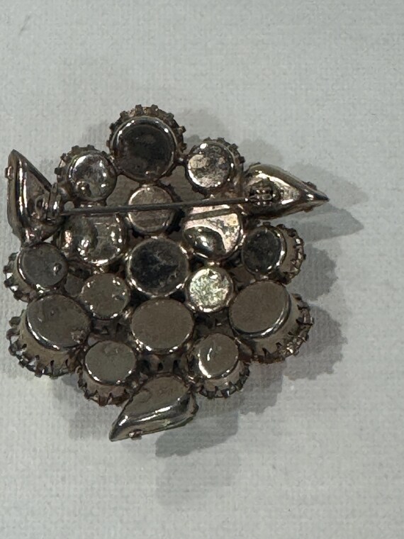 Vintage Warner Unsigned Multicolored Rhinestone b… - image 8