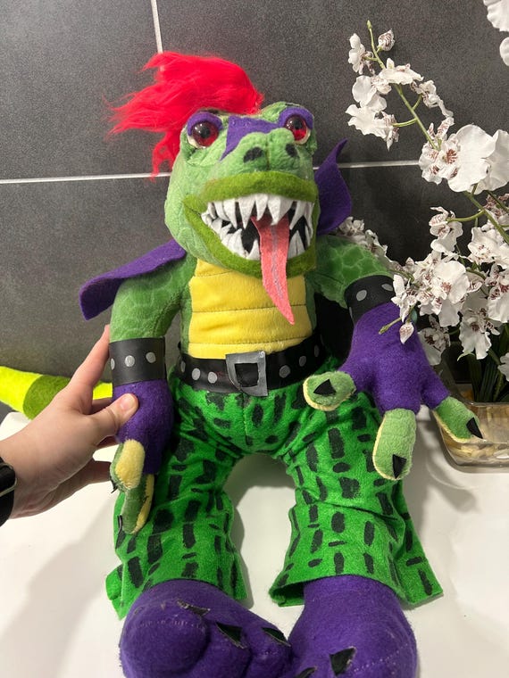 Tailored Teddy Monty ぬいぐるみ FNAF Plush Toy Large 11 inch Montgomery Gator Security Breach. New