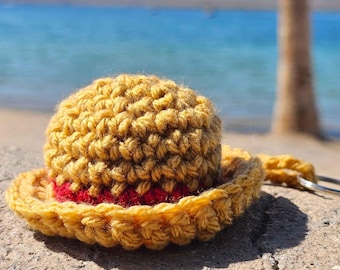 Luffy Hat Keychain