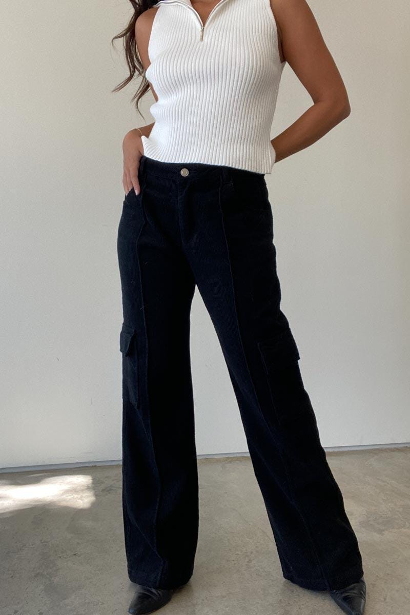 Corduroy Cargo Pants UK