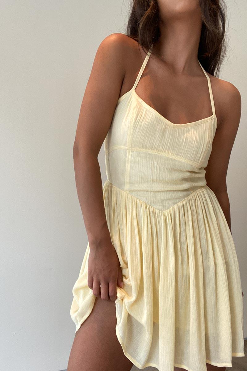 Lenina ♥ NAOMI pintuck shirring dress /追跡付 MUSINSA | LENINA NAOMI pintuck shirring dress_WHITE