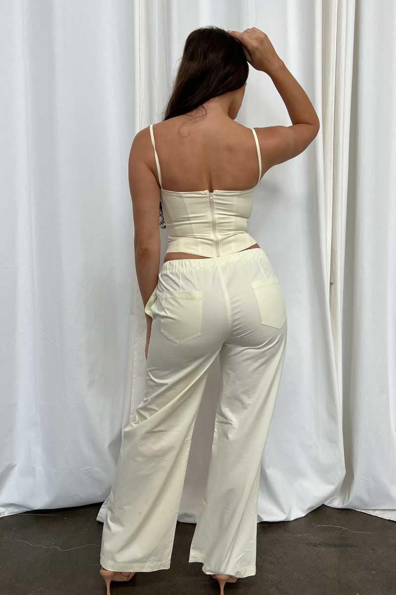 Pintuck Detail Pants - Etsy