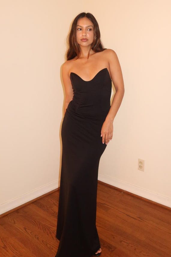 Strapless Corset Maxi Dress - Etsy