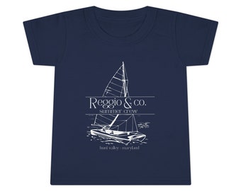 Toddler Reggio Summer Crew Yacht Club Vibes T-shirt