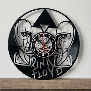 Pink Floyd Christmas Gifts, Music Band Vinyl Record Clock, Hallway Decor Ideas, Mancave Decorations, Office Wall Art, Music Lovers Gift