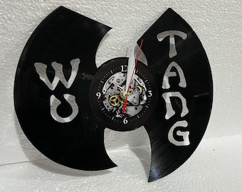 Hip Hop Music Vinyl Record Clock, Rapper Gift, Unique Apartment Decor, Mens Room Wall Art, Man Cave Decorations, Xmas Gifts For Boyfriend