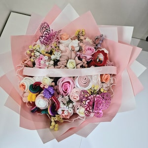 Baby Clothes Bouquet, New Mum Gift, Maternity Gift, Baby bouquet, baby gift, newborn, birth, baby bouquet, baby shower, gender party