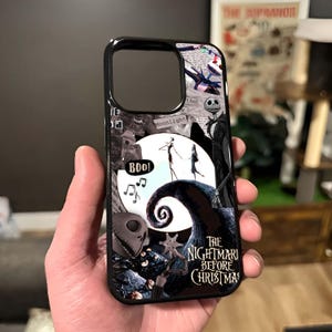 Custom Night Before Christmas Phone Case for iPhone 16 15 14 13 12 11Pro Max, XS XR X & Samsung Galaxy S22 S23 S24 Cover