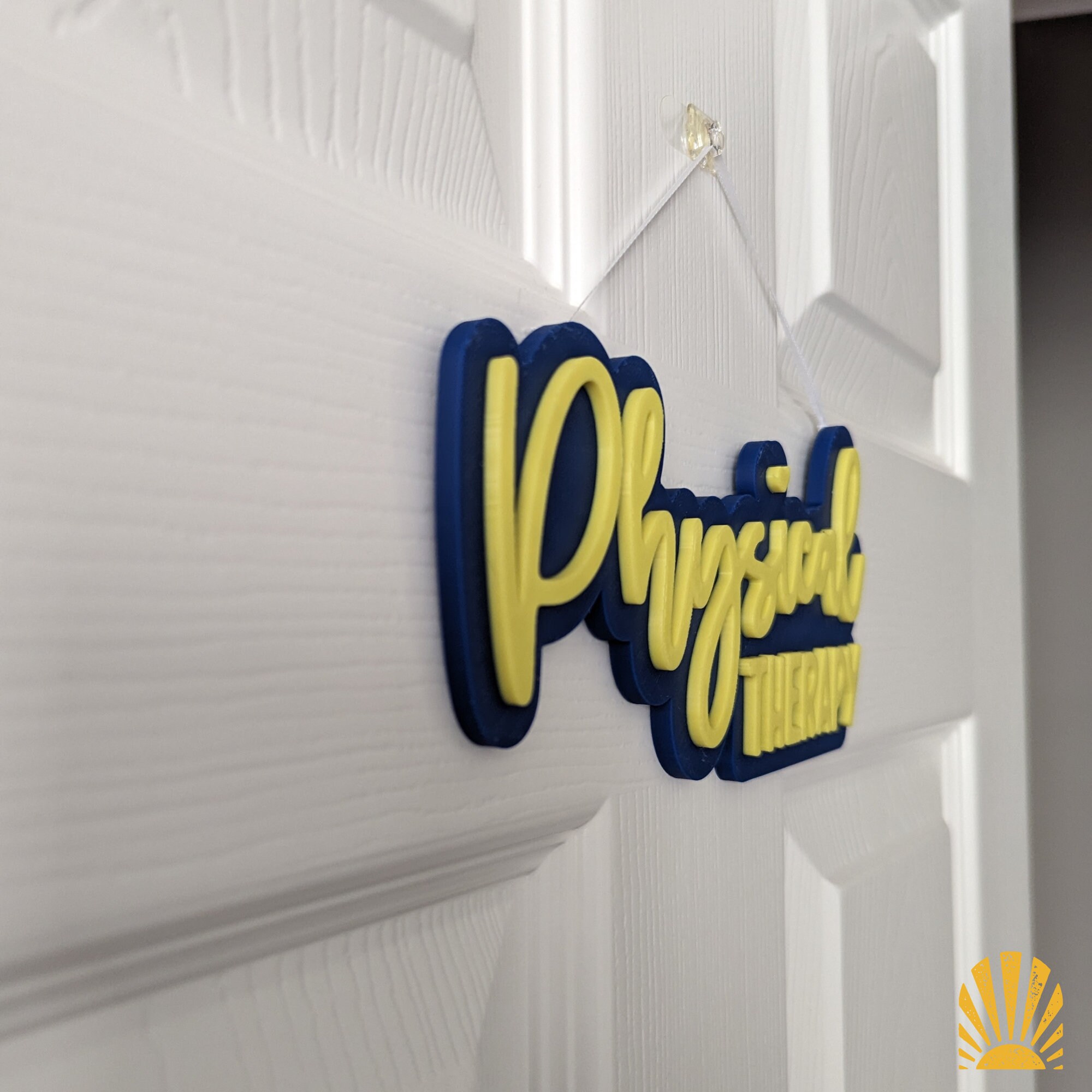 Physical Therapy Door Sign Door Hanging Sign PT Door Plate Office Door ...