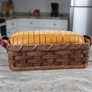 Dinner Roll Basket | Amish Wicker Small Bread Basket