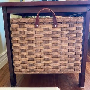Custom Sized Amish Basket | Handmade Vintage Storage Basket | Cubby Basket