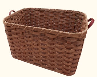 Amish Woven Laundry Basket w/ Handles