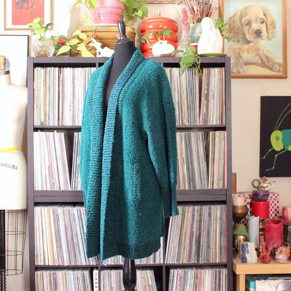 boucle sweater jacket