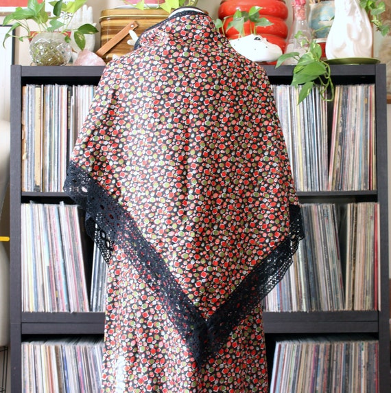 vintage Mr. Hank maxi dress & matching shawl, 197… - image 8