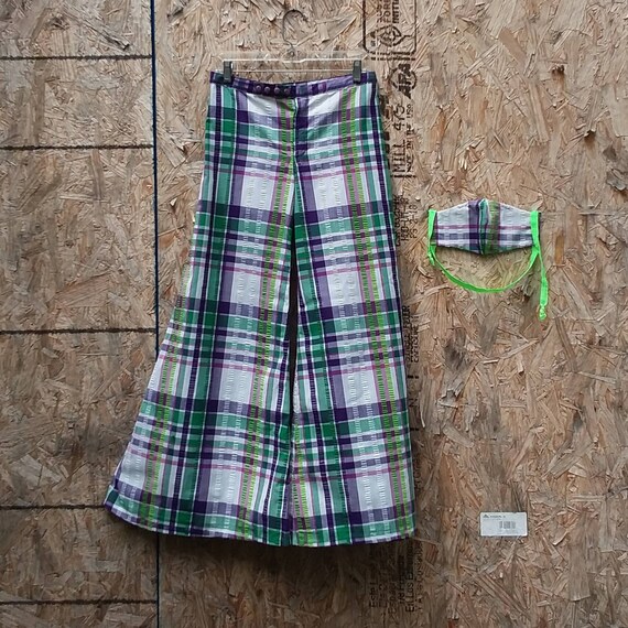 vintage 1970s bell bottoms and matching cloth face