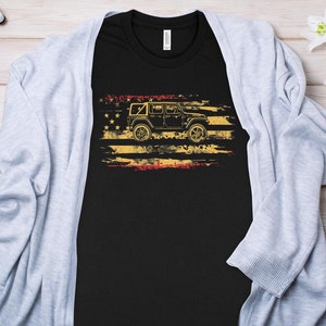 Vintage Off-Road Vehicle T-Shirt, Distressed Look Graphic Tee, Adventure SUV Unisex Shirt, Casual Outdoor Apparel, Gift for Car Enthusiasts image 6