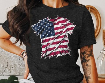 American Flag T-Shirt, T-Shirt