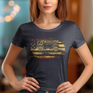 Vintage Off-Road Vehicle T-Shirt, Distressed Look Graphic Tee, Adventure SUV Unisex Shirt, Casual Outdoor Apparel, Gift for Car Enthusiasts image 10