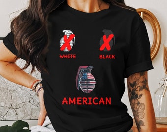 Patriotic American Flag Diversity T-Shirt