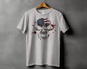 Patriotic Skull T-Shirt