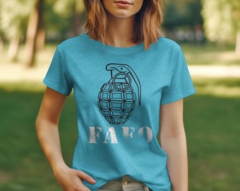 Military-Inspired Grenade FAFO T-shirt