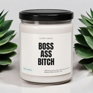Gift For Boss, Funny Gift For Coworker, Office Secret Santa Gift, Funny Work bestie Gift, Christmas Coworker, Gift For Colleague, Soy Candle