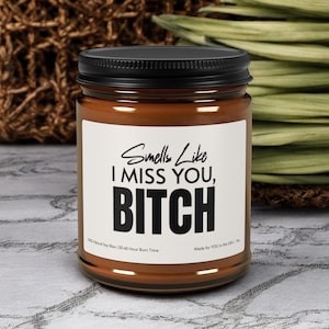 I Miss You Candle, Long Distance Gift For Boyfriend, Funny Candle Long Distance Couple Gift, Birthday Gift for Her Valentines Day Friendship