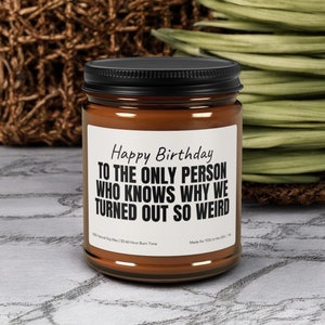 Sister Birthday Gift Candle, Funny Birthday Gift for Sister, Funny Sister Candle, Sister Birthday Candle, Personalized Sister Gift