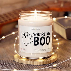 Du bist mein Boo Lustige Halloween Kerze, Herbst Dekorationen, Halloween Geschenk, Halloween Dekor, Herbstkerze, Freund Weihnachtsgeschenk,