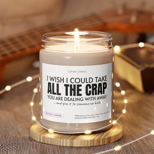 Thoughtful Funny Candle, Break Up Gift, Get Well Soon Gift, Divorce Gift, Thinking of You Present, Sympathy Gift, Cheer Up Present