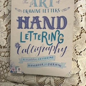 The Art of Drawing Letters. Hand Lettering Caligraphy