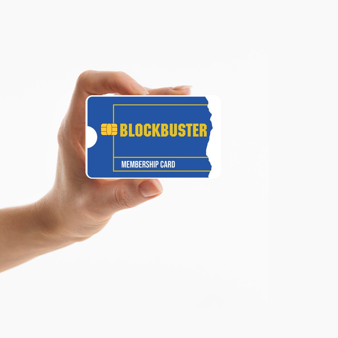 Blockbuster Membership Glossy Card Sticker, Premium High Quality ...