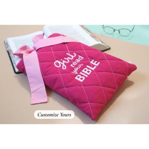 Cute Bible Cover Personalized Bible Study Essentials For Women Christian Aesthetic Gift For Girl Bible Case Scripture Lover Gift Devotional
