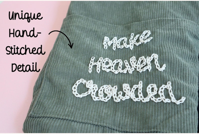 Christian Girl Corduroy Tote Bag Premium Bible Study Bag for Women Sunday School Church Travel Book Bag with Zipper Large Pocket Church Bag imagem 3