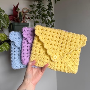 Crochet Kindle Sleeve | Granny Square Book Cover | Protective Book Sleeve | Kindle Cover Protector | Kindle Case | Handmade Crochet Cover