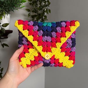 Cotton Crochet Kindle Sleeve | Granny Square Book Sleeve | Protective Book Cover | Kindle Case | Handmade Crochet Cover | Handmade Gifts