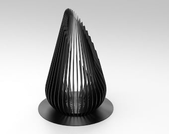 Brasero DXF para decoración de jardín, parrilla