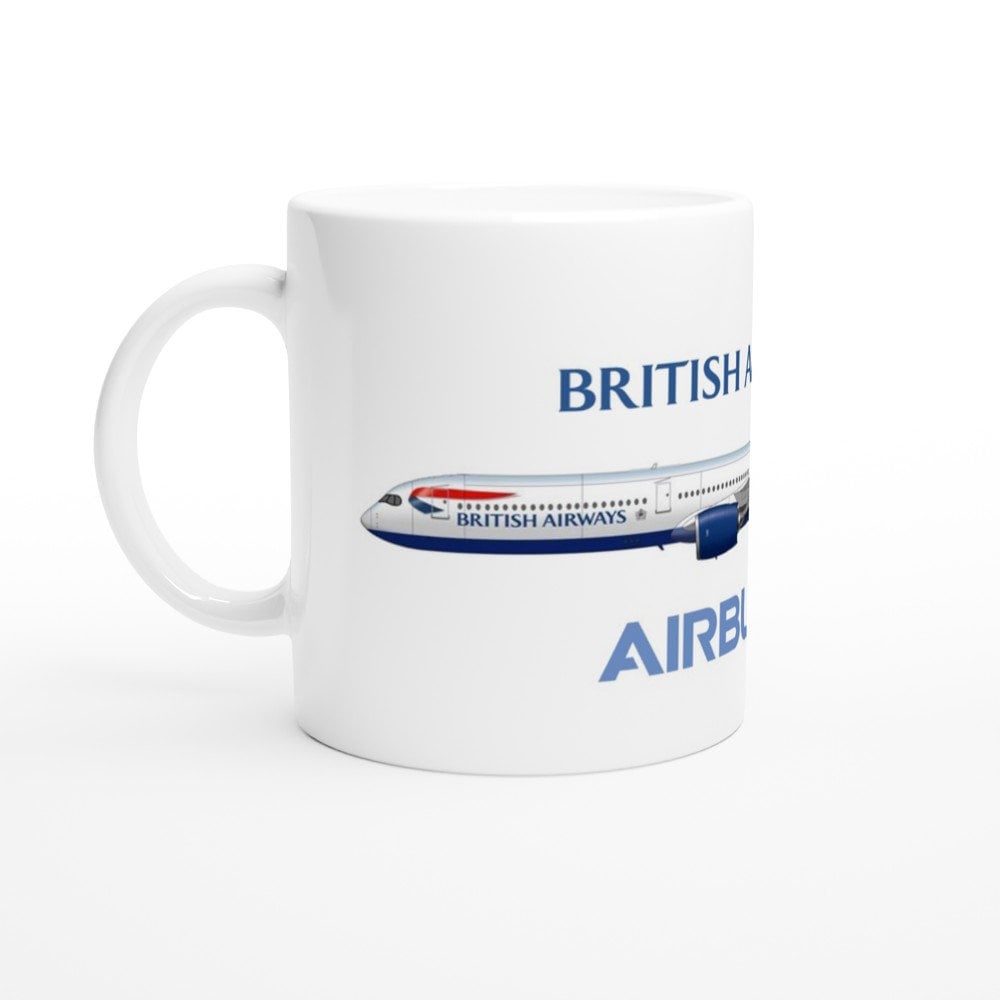British Airways Airbus A350-1000 Ceramic Mug Aviation Enthusiast Gift ...