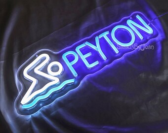 Personalized Swimming Neon Sign: Custom Pool Decor