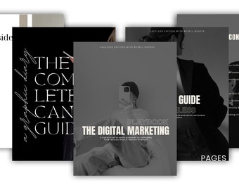 Ultimate Faceless Business Bundle | Faceless Digital Marketing Playbook| Canva Guide| Faceless Reels Guide|3 Months of Social Media content