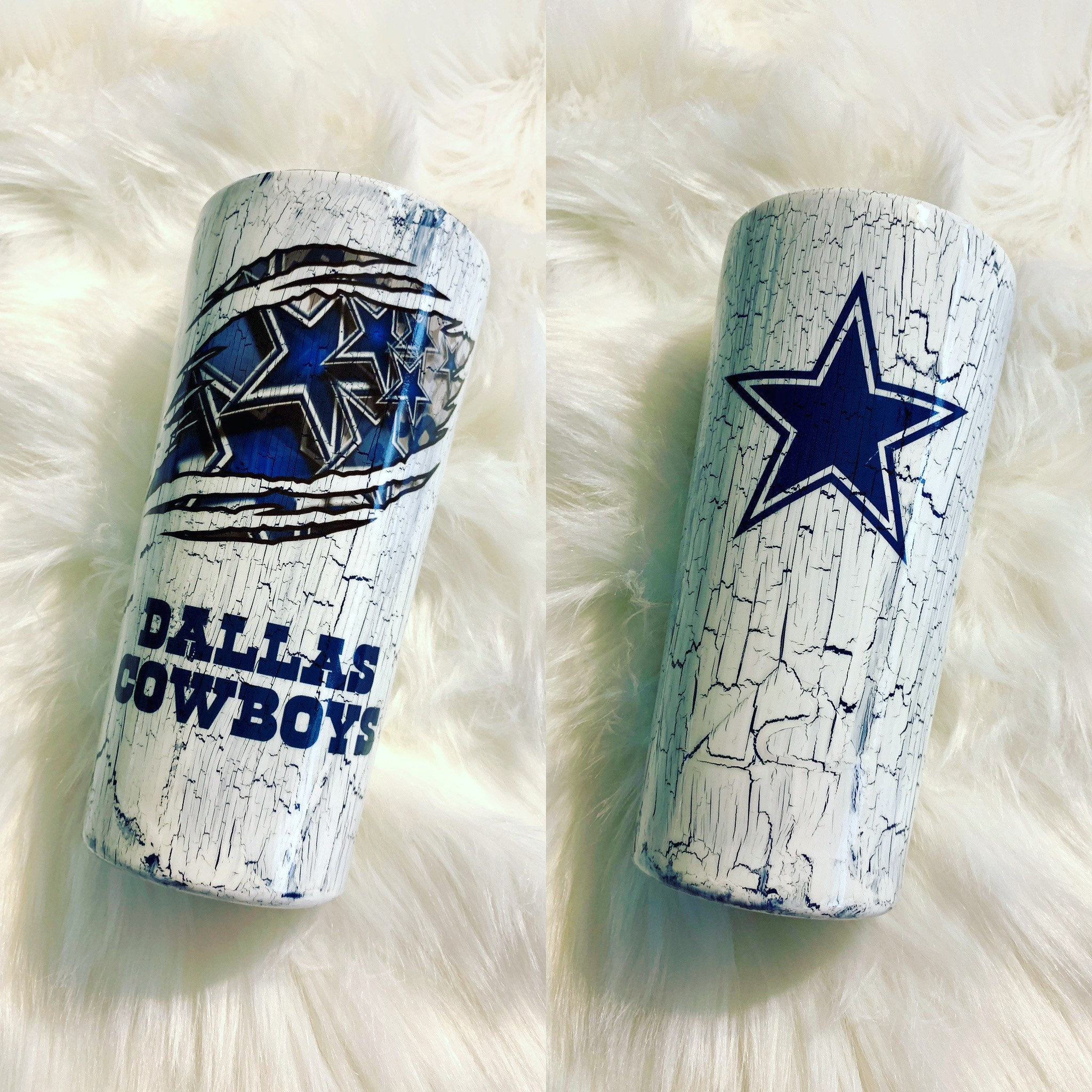 Dallas Cowboys Custom Handmade 20oz Epoxy Free Tumbler Etsy UK