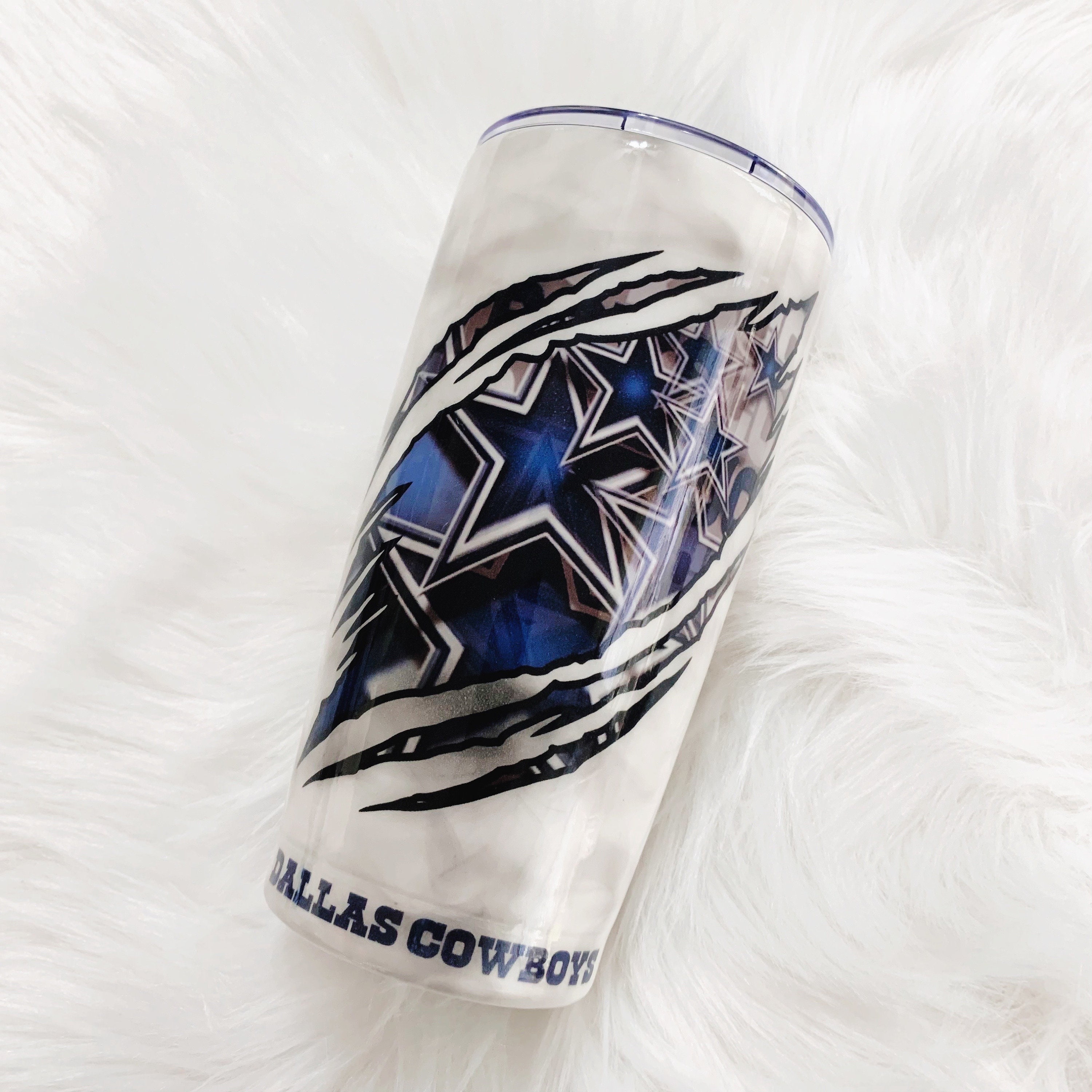 Dallas Cowboys, Custom, Handmade, 20oz Epoxy Free, Tumbler, Sports ...