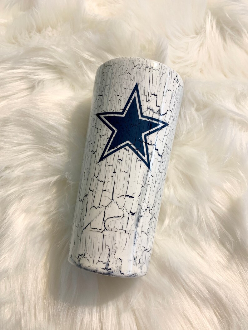 Dallas Cowboys Custom Handmade 20oz Epoxy Free Tumbler Etsy